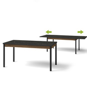 Marmor Esstich COMO Schwarz