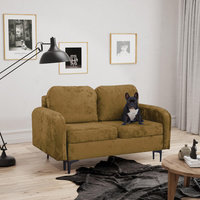 Schlafsofa klein 157 cm breit BELLA Gelb