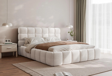 Wolkenbett Bouclé Weiß 140x200