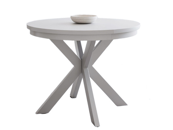 Runde Esstische BELLAMI Weiß/Weiß