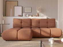 Kompakte Eckcouch Kupfer VETTO