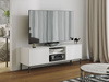 TV-Schrank klassisch Weiß 150 cm breit MENS