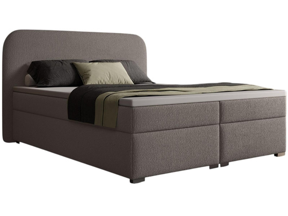 Graphit Boxspringbett 120x200 mit topper DESIGNO