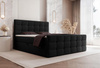Boxspringbett Cloudy 180x200 mit topper schwarz PADDY