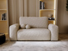 Schlafsofa 190 cm breit modern TEDIS Beige