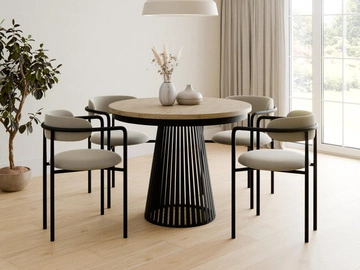 Eiche artisan + schwarz