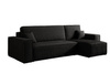 Ecksofa mit universelle Ottomane und Schlaffunktion KARL Schwarz