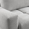 Modern Ecksofa L-Form Grau 
