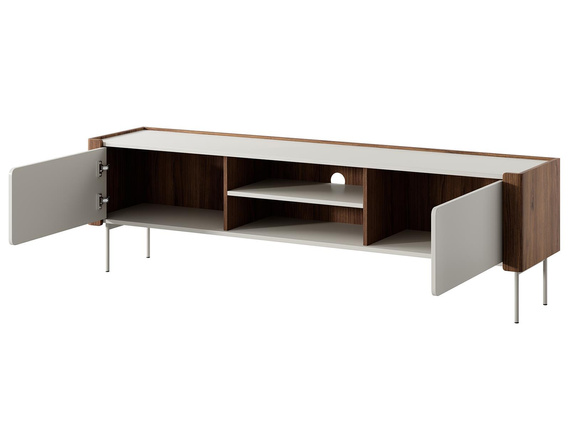 TV-Schrank mit 2 Türen Kaschmir/Nussbaum SUZ