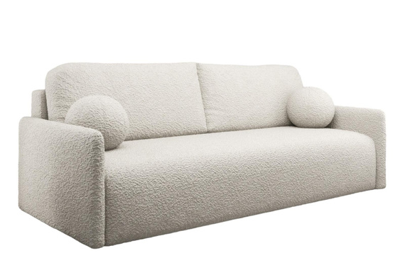 Modern schlafsofa mit Bettkasten STYLO Hellbeige