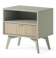 Nachtisch mit Schublade Skandinavisch design MARIA Beige