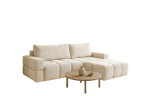 Ecksofa Stilvolles L-Form Creme