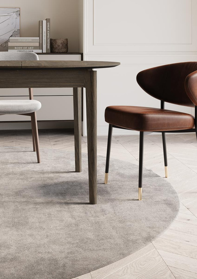 Esstisch Ausziehbar Rund Eiche dunkel