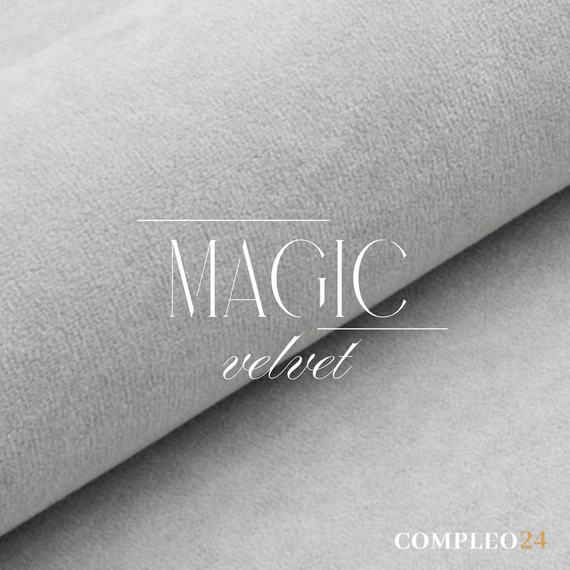 Designerbett mit Bettkasten 160x200 Grau PERLE