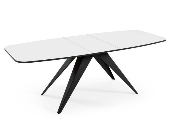 Ausziehtisch 160 cm Weiß LENO