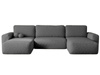 Graphit Bouclé Sofa U-Form TEDIS