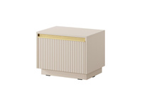 Nachttisch mit Schublade GLAM Beige