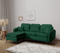 Ecksofa mit Schlaffunktion BELLA Grün