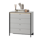 Kommode mit 4 Schubladen led MIYA