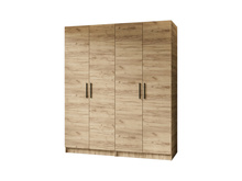 Kleiderschrank POLA Drehtürenschrank für den Flur Eiche