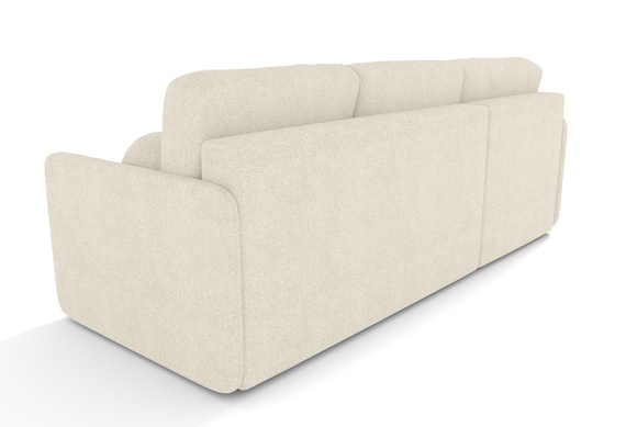Ecksofa mit Schlaffunktion MODERNA Creme
