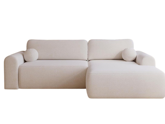 Design Ecksofa in modernem stil weiß rechts AURA