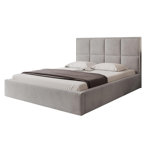 Klassisch Polterbett Grau 180x200
