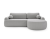 Modernes Ecksofa L Form OLIO Grau