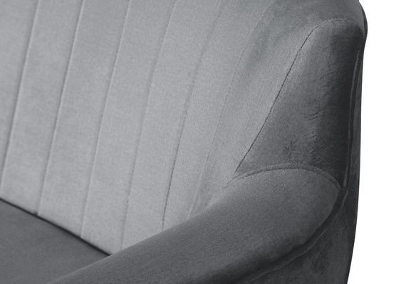 Modern Sofa mit hohen Beinen TULIO GRAU