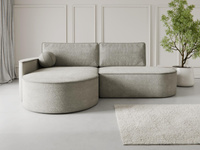 Designer Ecksofa L Grau MORENO