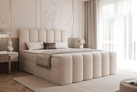 Boxspringbett BUBBLE Glamourös 180x200 Beige
