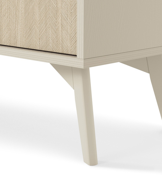 Nachtisch mit Schublade Skandinavisch design MARIA Beige