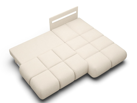 Moderne Eckcouch Hellbeige VETTO