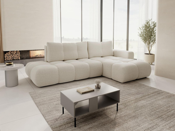 Elegant L-form Ecke links oder rechts MOSSA Beige