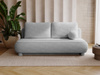 Sofa ohne Armlehnen, moderne runde Form, Moderne Couch