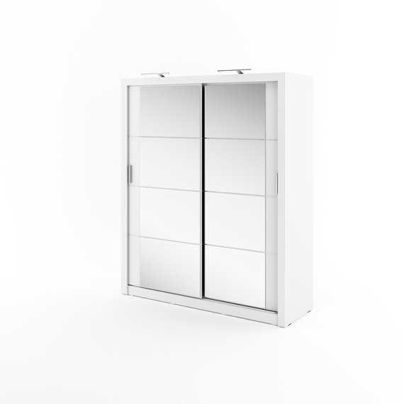 Mehrweckschrank mit Spiegel ARTI 03 Weiß