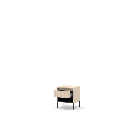 Nachttisch mit LED-Beleuchtung FLORE Beige