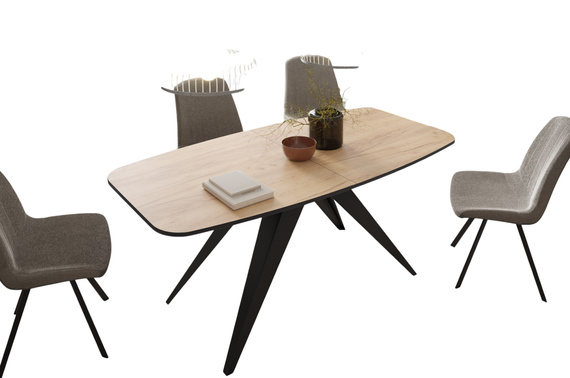 Esszimmertisch 180 cm Eiche craft LENO