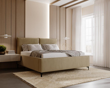 LEO Füße aus Metall, Elegant und modern Cordstoff oder Velvet