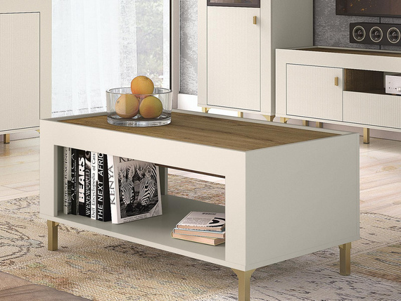 Couchtisch mit Ablagefach TRENDS Kaschmir