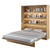 Wandklappbett Vertical BED CONCEPT 160x200 Eiche Artisan