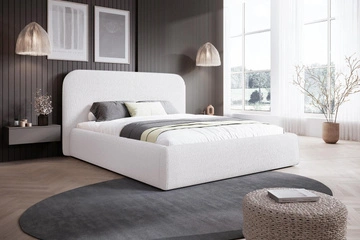 160 \ Weiß \ Lattenrost mit Metallrahmen