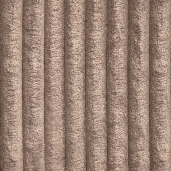 Ecksofa Cordstoff Möbel DunkelBeige