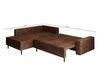 Ecksofa mit Schlaffunktion Graphit modern BLAIR