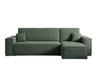 Ecksofa mit universelle Ottomane und Schlaffunktion KARL Grün 