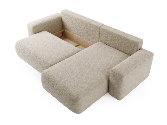 Ecksofa L-Form Rechts Schlaffunktion Stauraum Tedis Graphit