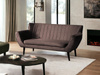 Sofa mit hohen Beinen TULIO Breite: 160 Braun