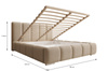 Bett BUBBLE Boucle Beige 160X200
