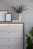Kommode mit 4 Schubladen led MIYA