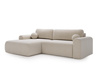 Design Ecksofa in modernem stil braun links AURA